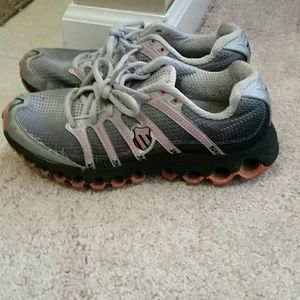 K Swiss well worn shoes